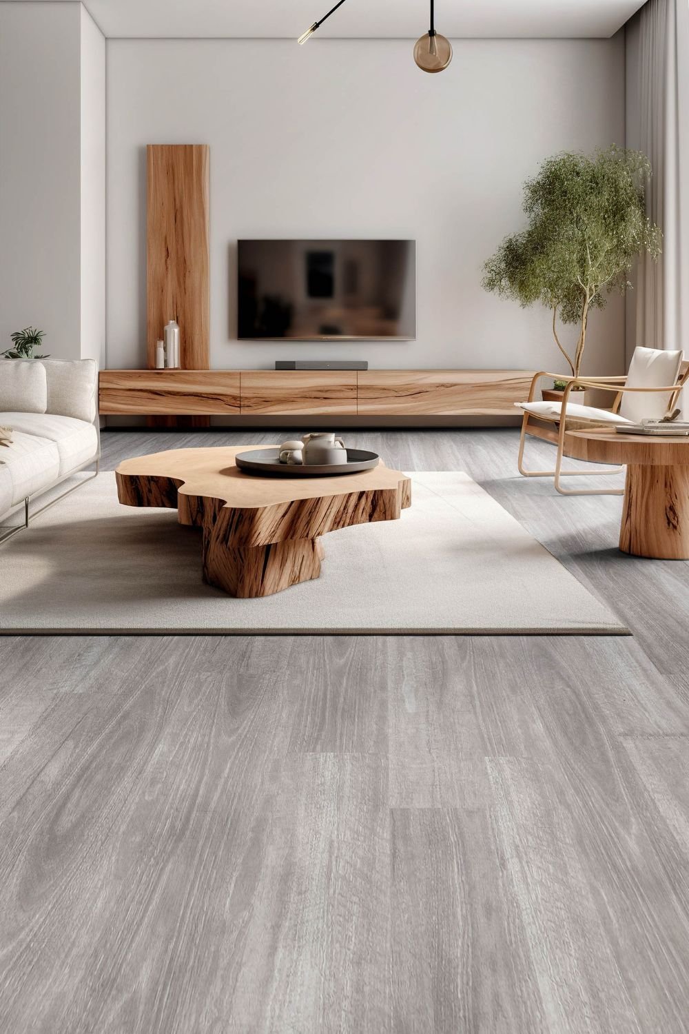 Premium Vinyl and Hardwood Grain Detail